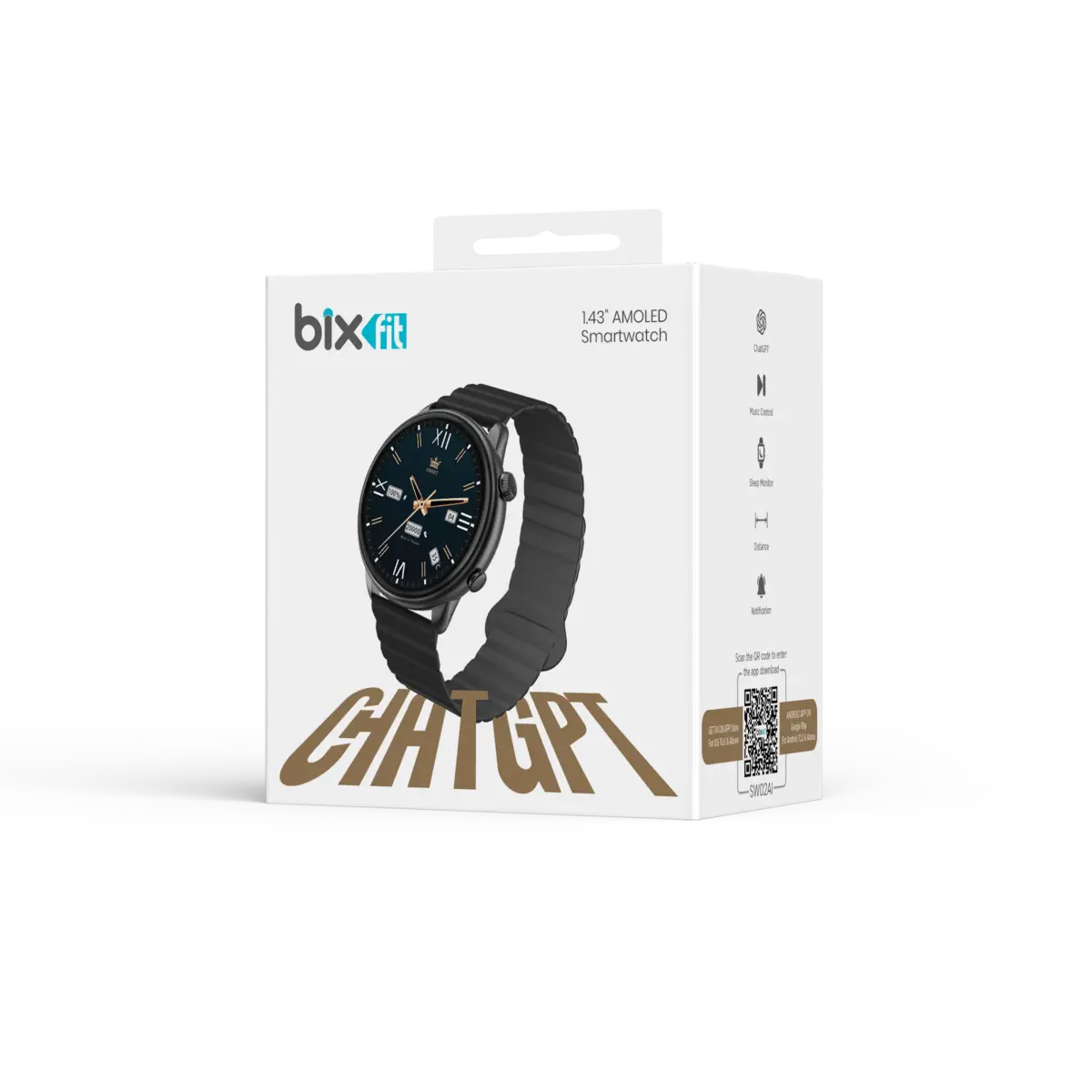 BIX AKILLI SAAT AMOLED EKRANLI SW02AI