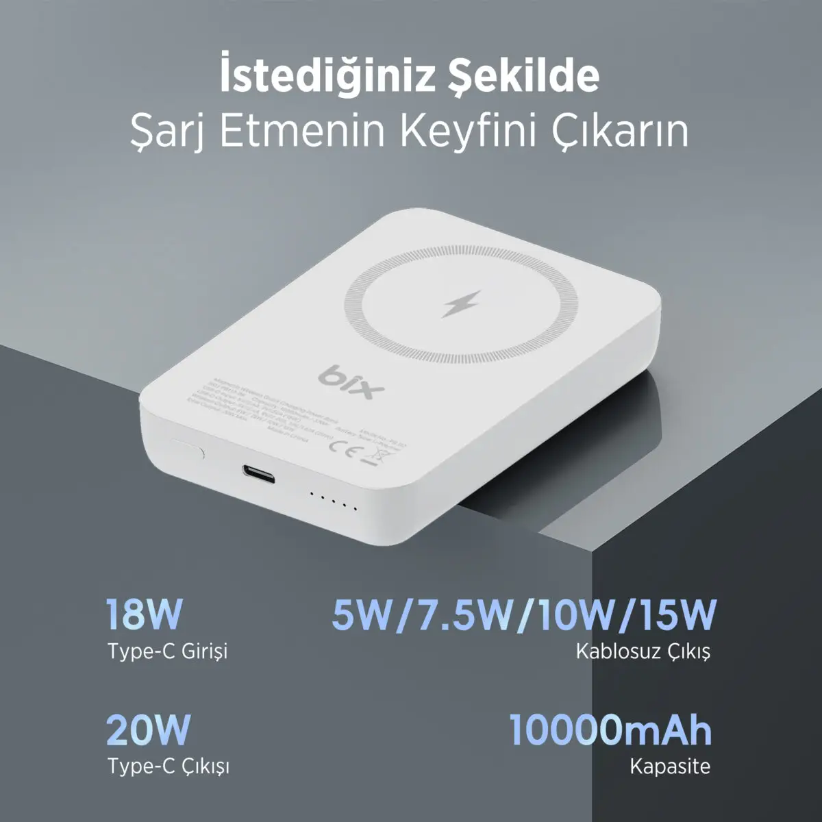 BIX POWERBANK 10.000 mAh PB112