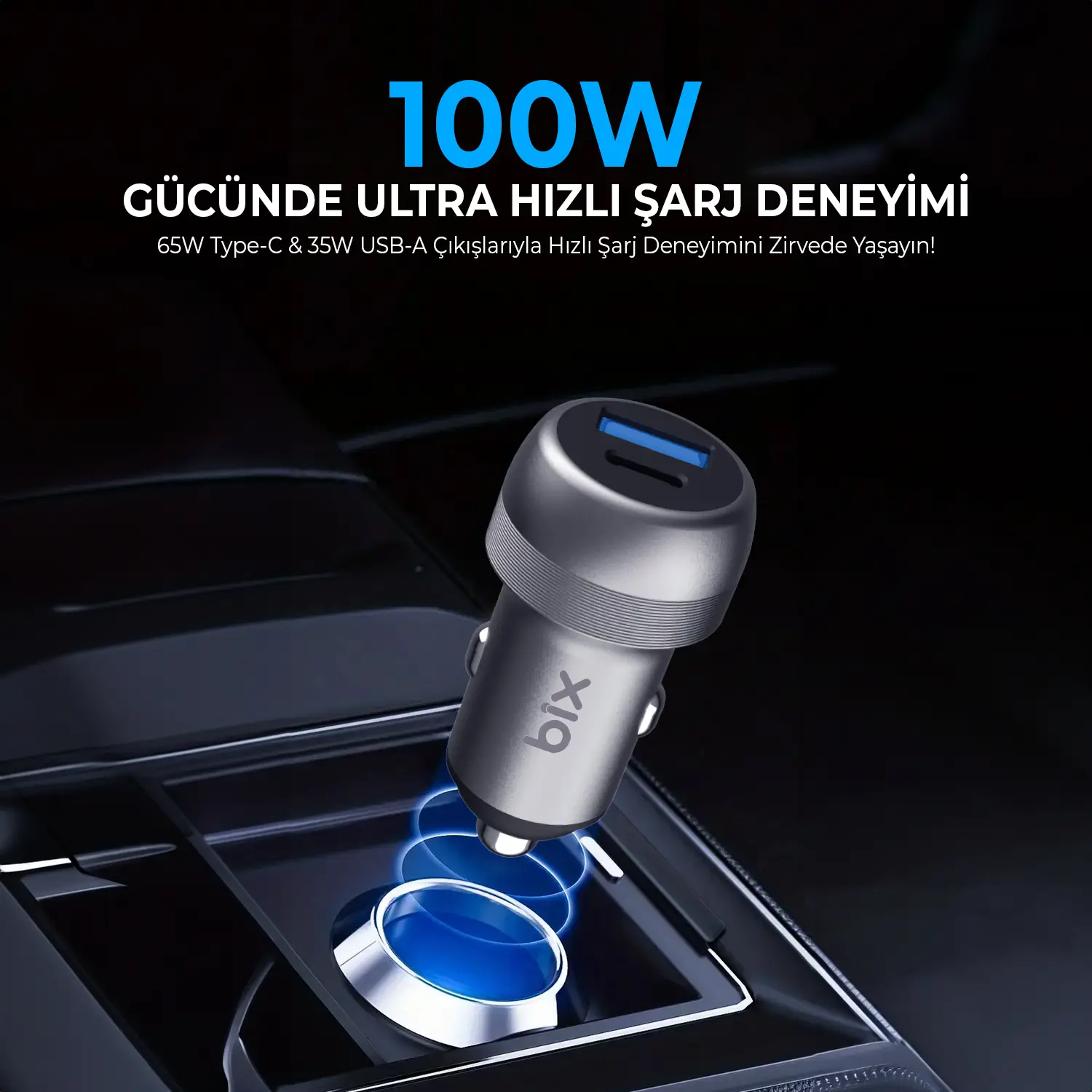 BIX CAKMAK SARJ 100W BXAC100W
