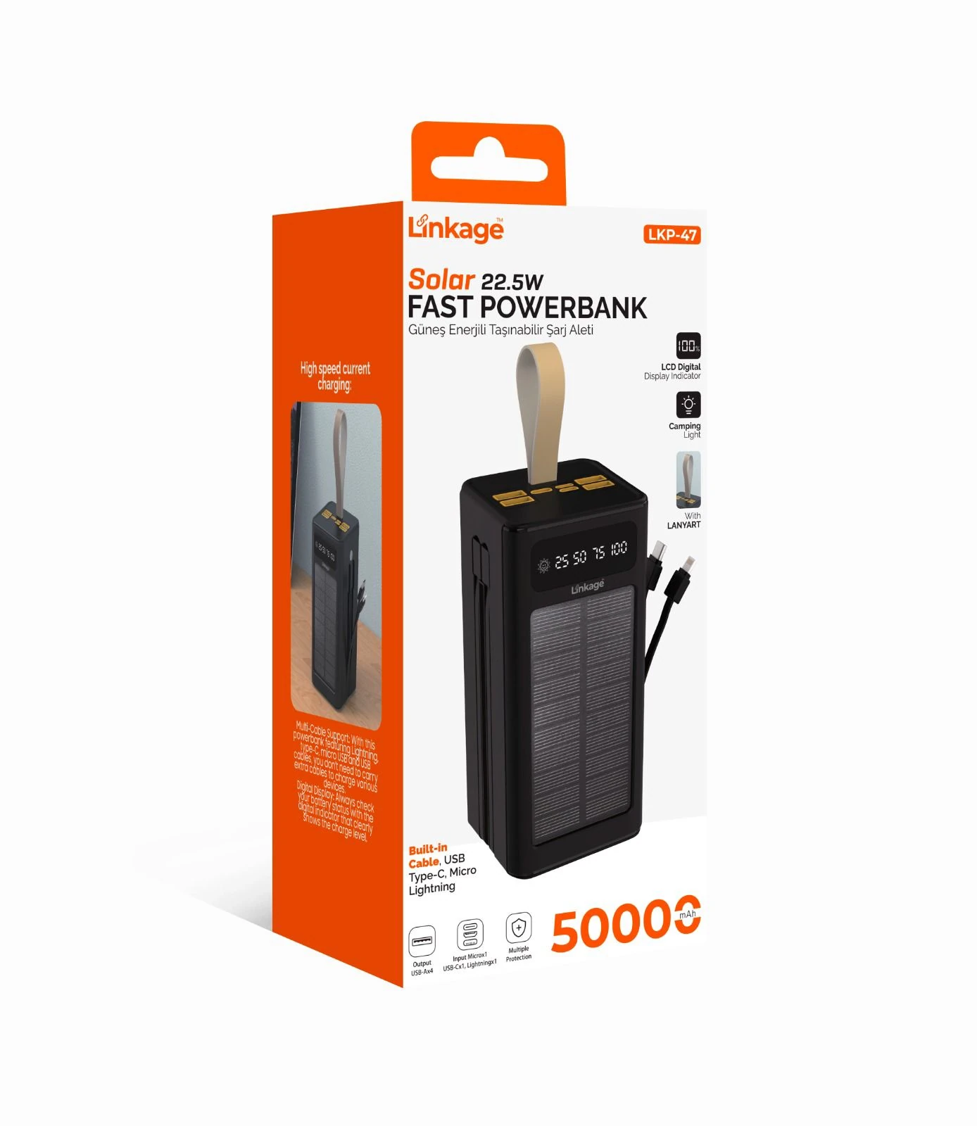 TALON SOLAR POWERBANK 50.000 mAh LKP-47